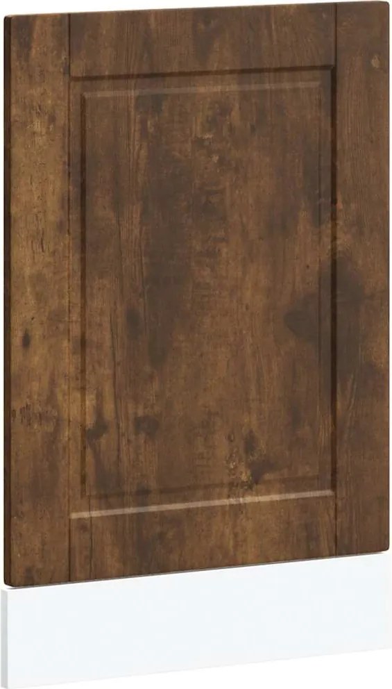 854132 vidaXL Панел за съдомиялна машина, Porto, опушен дъб, 45x1,5x57 см, инженерно дърво