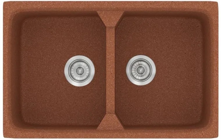 Мивка Sanitec 318-Granite Terracotta