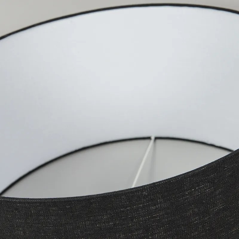 Текстилен абажур черен 50/50/25