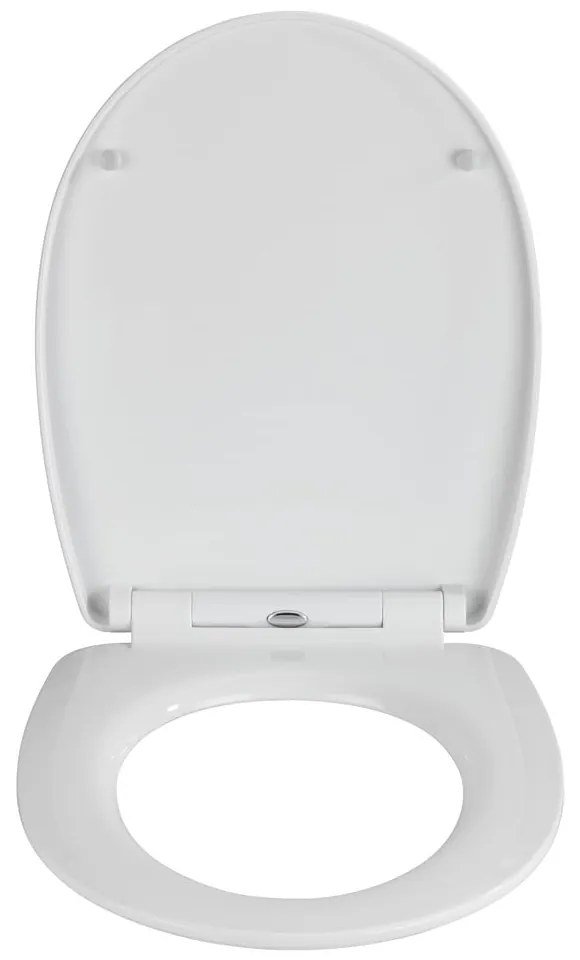 Черна тоалетна седалка от неръждаема стомана Elephant - Wenko