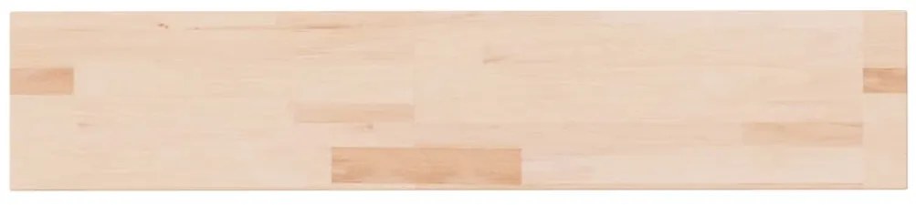 342951 vidaXL Дъска за рафт, 100x20x4 см, необработен масивен дъб