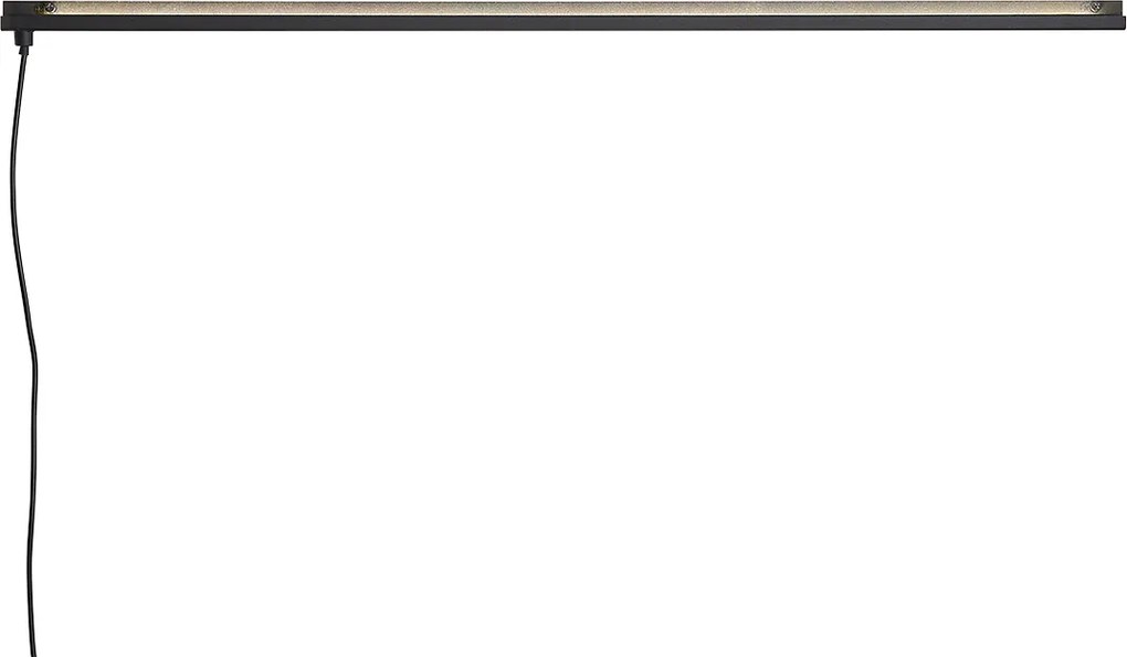Модерна стенна лампа черна с LED - Letterbox