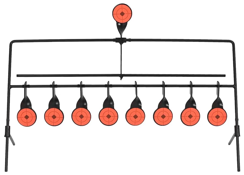 91932 vidaXL Автоматична мишена за стрелба с 8+1 ротационни цели