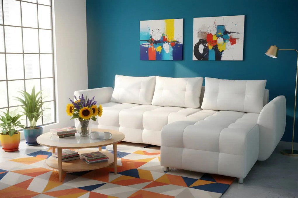 Ъгъл диван Marten-White