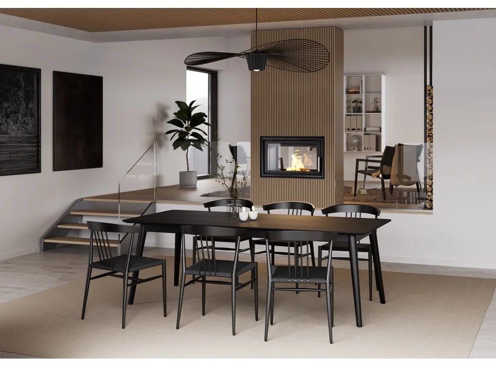 Черен трапезен стол Sava - DAN-FORM Denmark