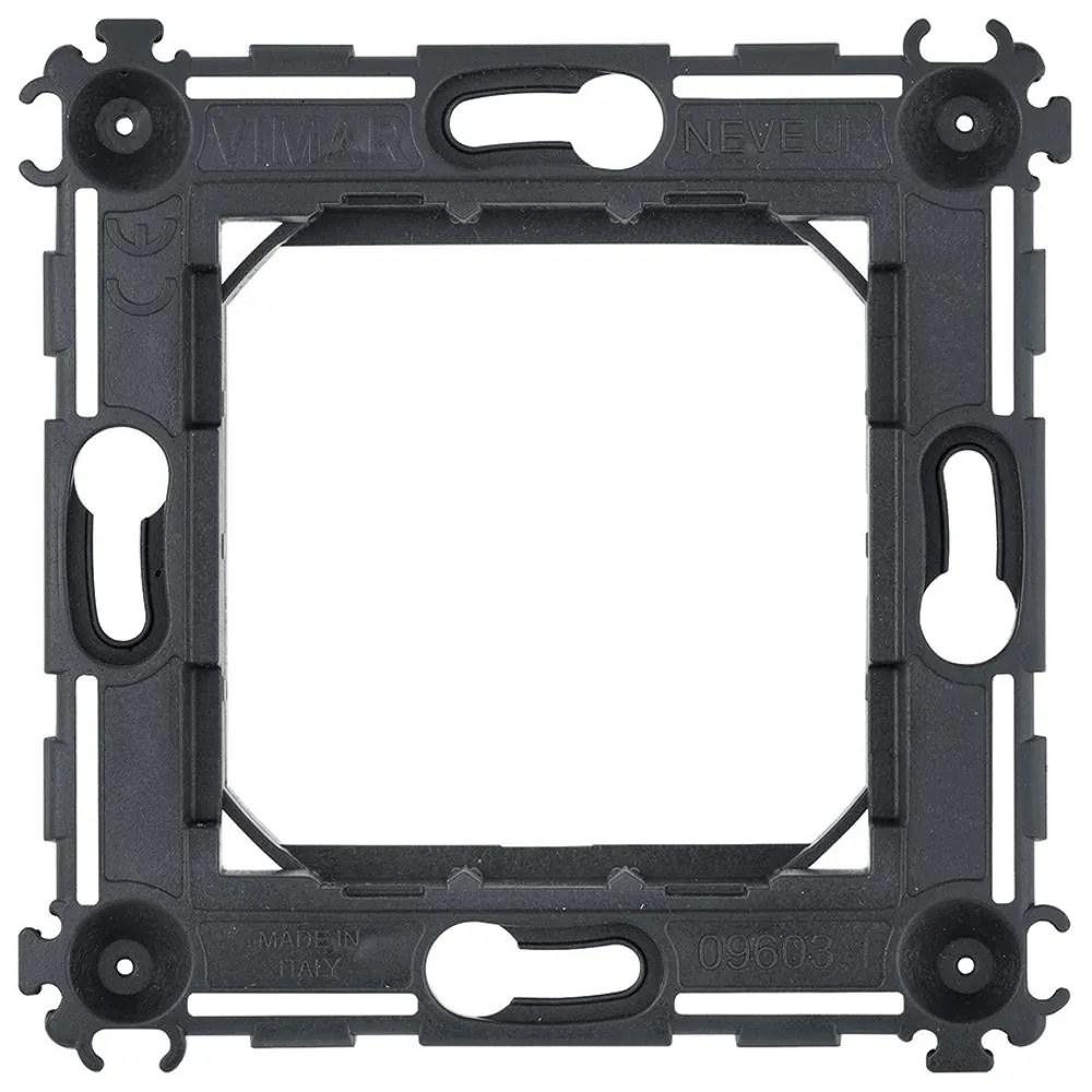VIMAR 09603.1 Монтажна рамка 2M, 71мм, скрит монтаж ø 60 mm, без винтове  NEVE UP