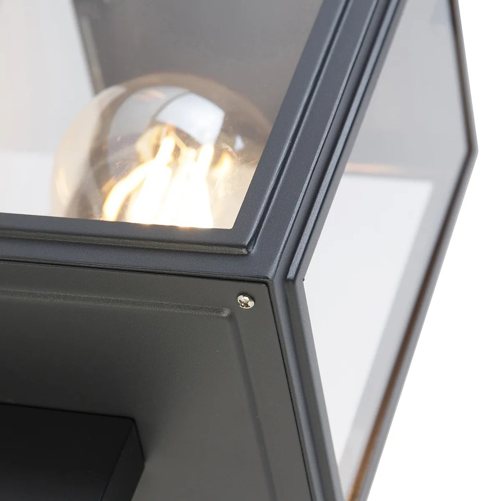 Интелигентна стенна лампа сива с интелигентна G95 - Sutton Up