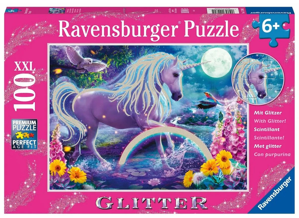 Пъзел Ravensburger 12980 Еднорог Пурпурин XXL 100 Части