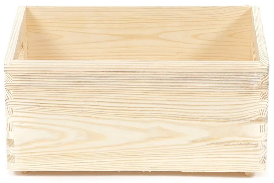 Кутия за съхранение от борова дървесина Custom, 30 x 20 x 14 cm - Compactor