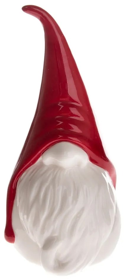 Порцеланова коледна украса с LED светлина, височина 15 см - Dakls