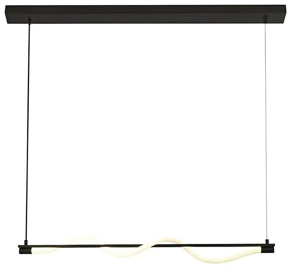 Searchlight 57211BK - LED полилей SERPENT LED/15W/230V черен