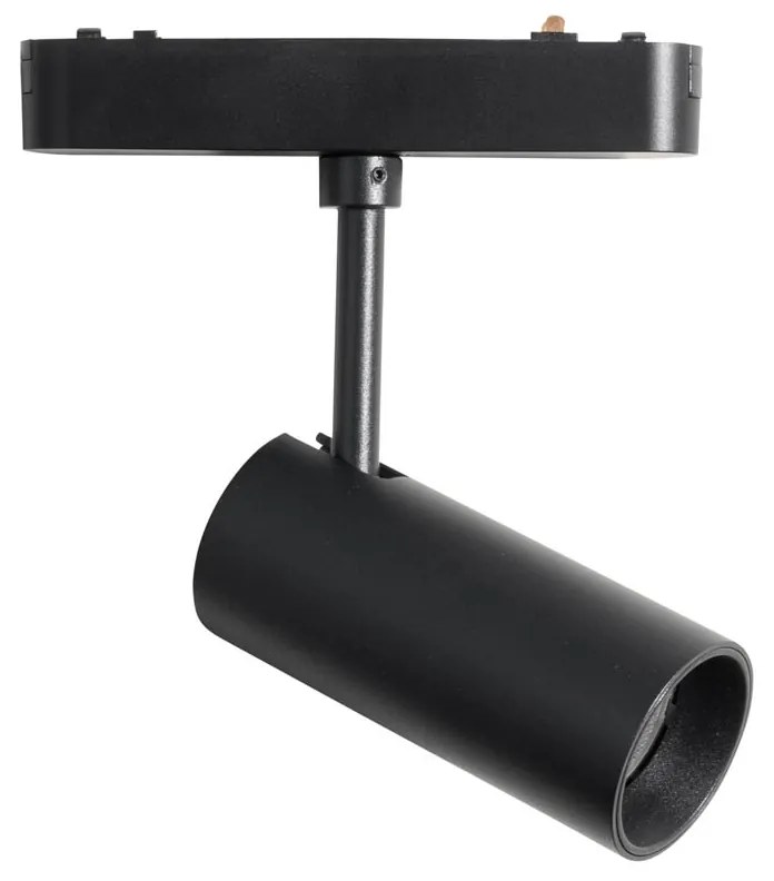 Модерен черен прожектор за 1-фазова релсова система 9W 3000K - Magnetic Gert