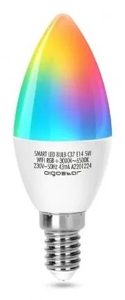 LED RGBW Крушка C37 E14/5W/230V 3000-6500K Wi-Fi - Aigostar