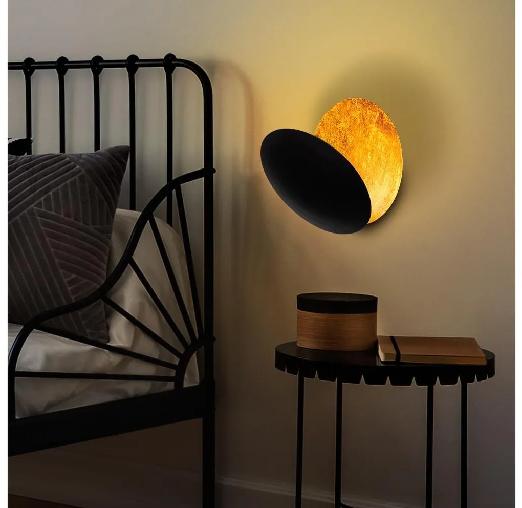 LED аплик YOSMA LED/5W/230V 3000K черен/меден