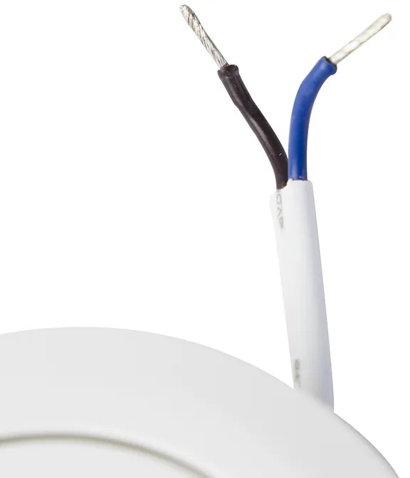 Комплект от 5 вградени прожектора бели с LED 3-степенна димируема - Mio