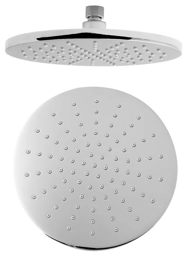 Месингова душ глава в лъскаво сребристо ø 22,5 cm – Sapho