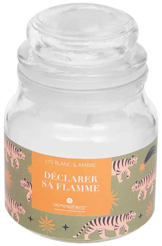 Ароматна свещ atmosphera Jomy, Стъкло, 65 g - Lily