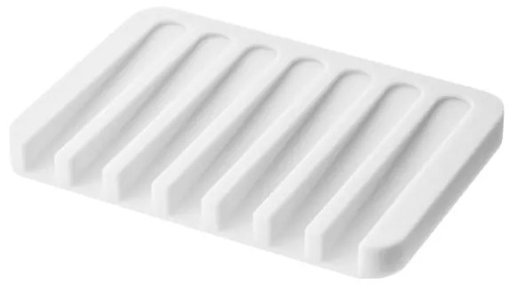 Бяла подложка за сапун Flow - YAMAZAKI