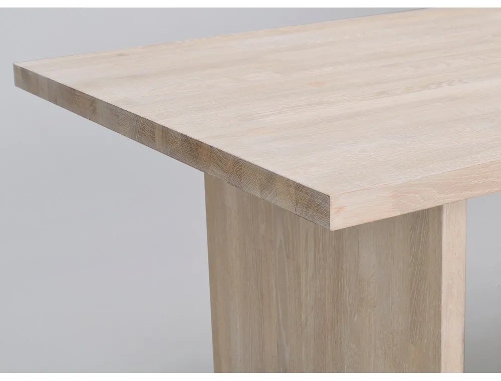 Дъбова маса за хранене 240x95 cm Emmett - Rowico