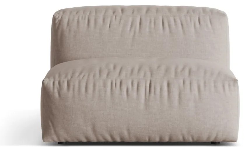 Бежов модул за диван (среден модул) Martina – Micadoni Home