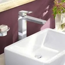 Смесител за мивка за маса Grohe Eurocube XL-size-Silver Mat