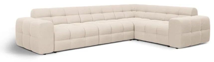 Бежов ъглов диван (десен ъгъл/L форма) Kendal – Micadoni