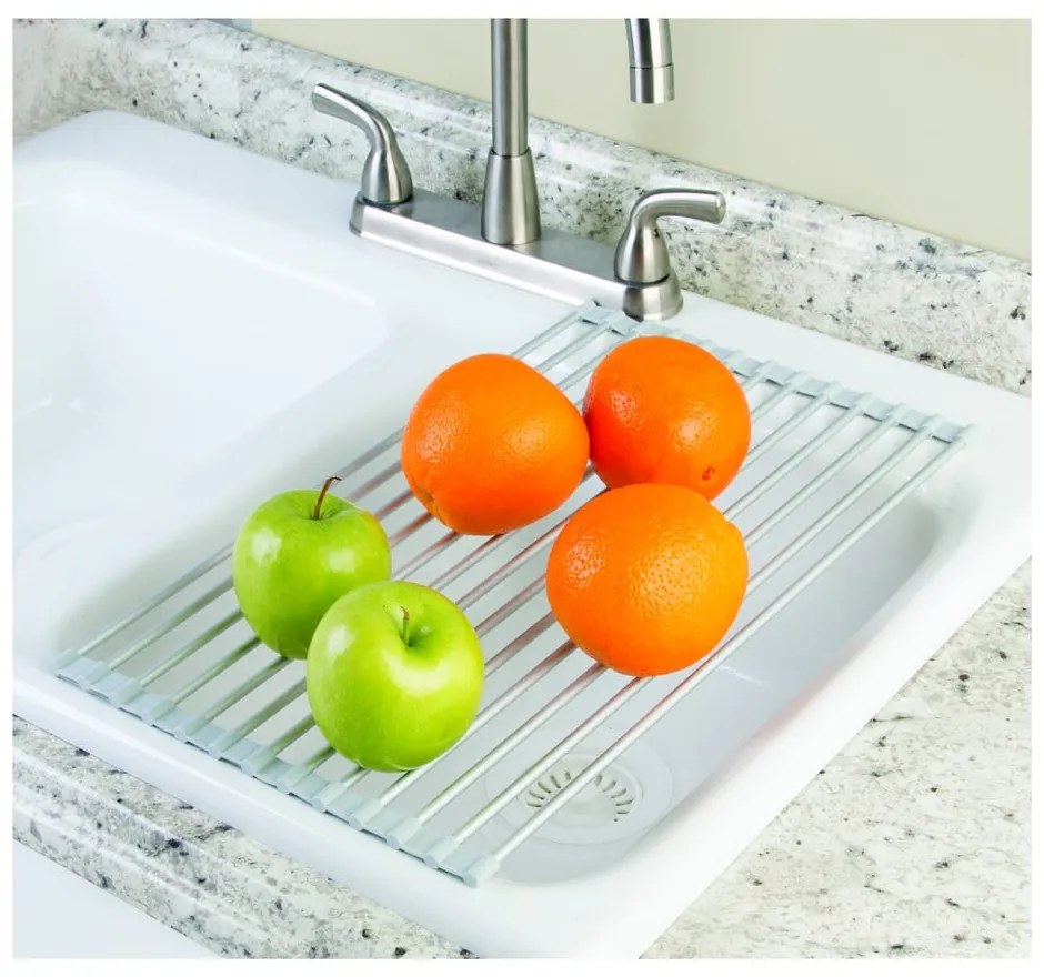 Алуминиева решетка за отцеждане в сребристо Metro - iDesign