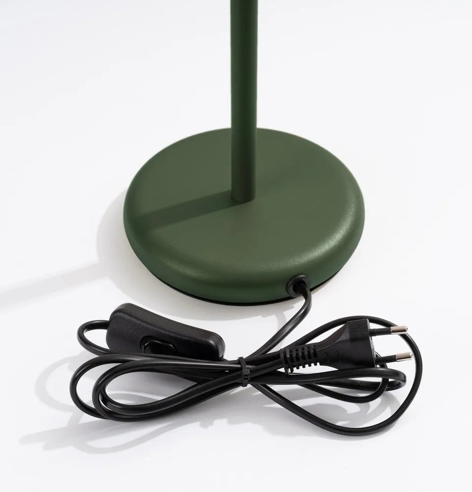 Зелена настолна лампа (височина 43 cm) Gleam – Sollux