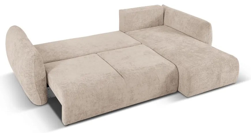 Бежов ъглов диван (десен ъгъл) Matera - Cosmopolitan Design