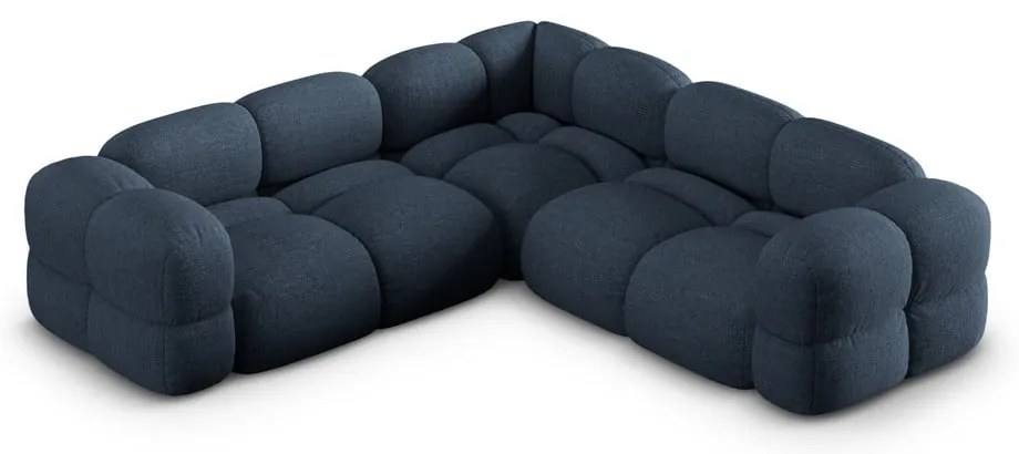 Тъмносин ъглов диван Loretto – Cosmopolitan Design