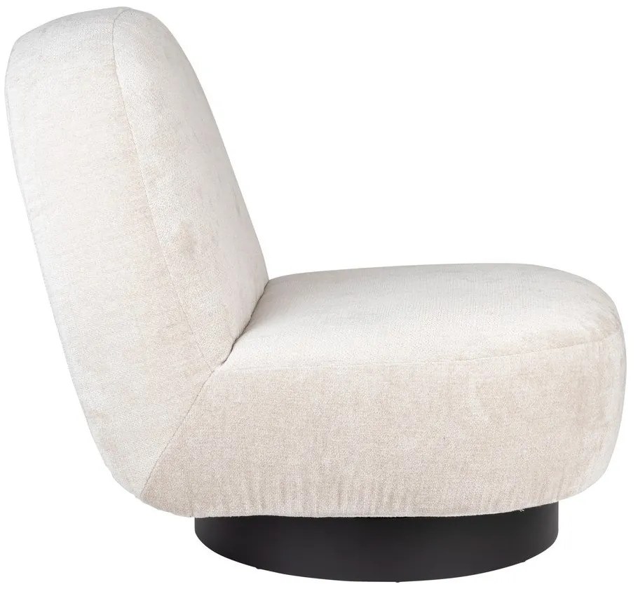 Кремаво кадифено кресло Eden - Zuiver