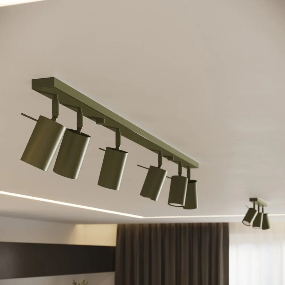 Зелен прожектор 6x30 cm Etna – Sollux