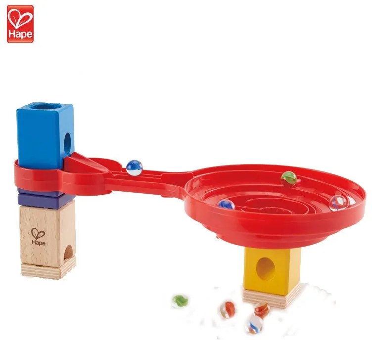 Hape - Детска дървена игра спирала с топчета H6026