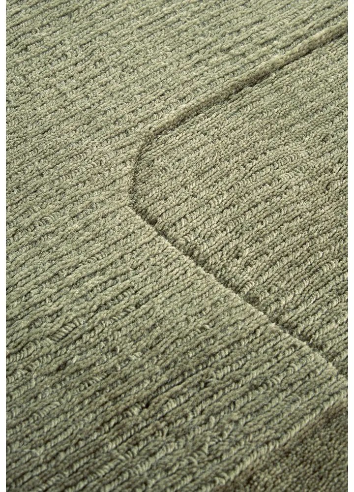 Зелен ръчно изработен вълнен килим 80x150 cm Charlotte – Villeroy&Boch