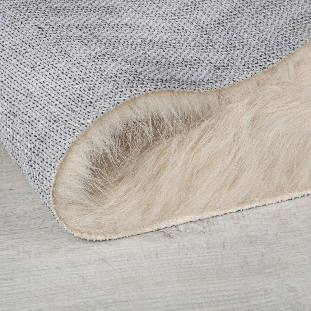 Бежова синтетична кожа 180x290 cm Alpine Faux Fur – Flair Rugs