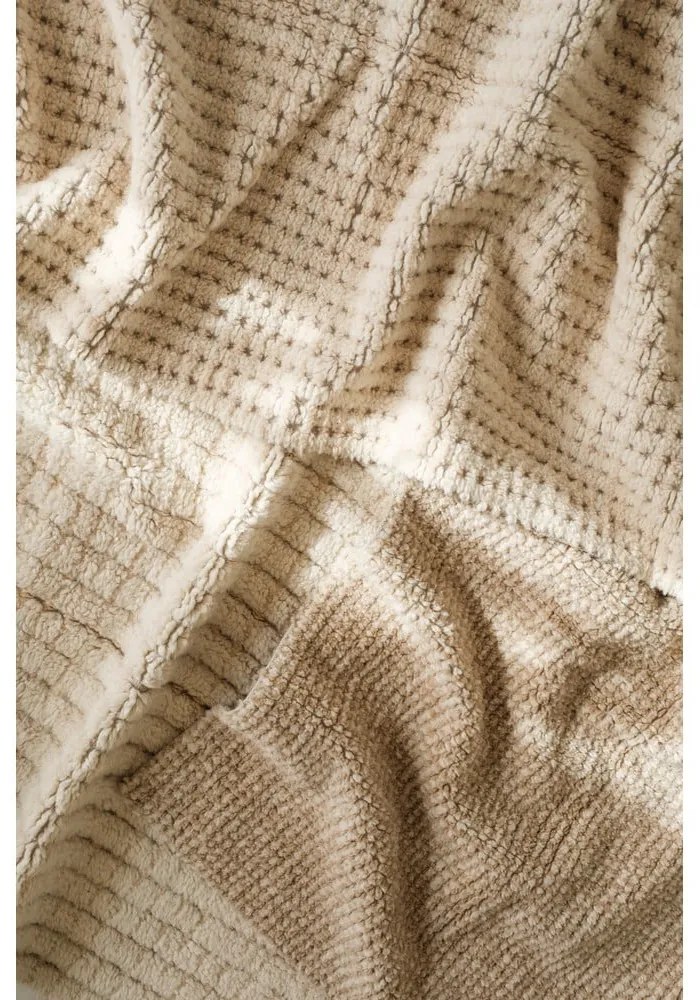 Ръчно изработен вълнен килим подходящ за пране в естествен цвят 80x140 cm Unexpected Wool – Lorena Canals