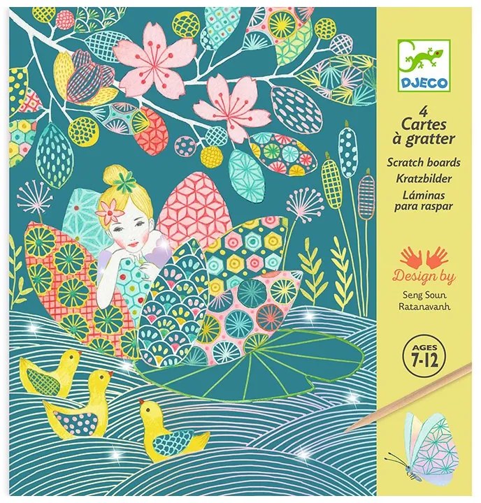 Djeco - Комплект скреч карти Езеро DJ09716