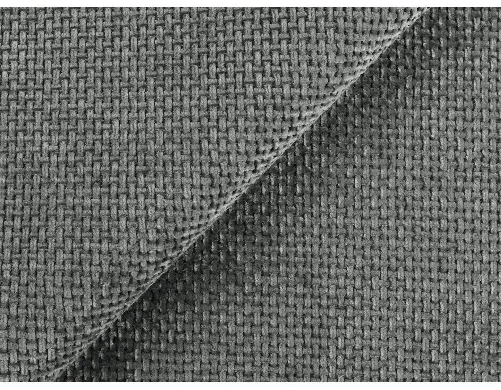 Сиво тапицирано двойно легло с място за съхранение и решетка 160x200 cm Keoni - Makamii