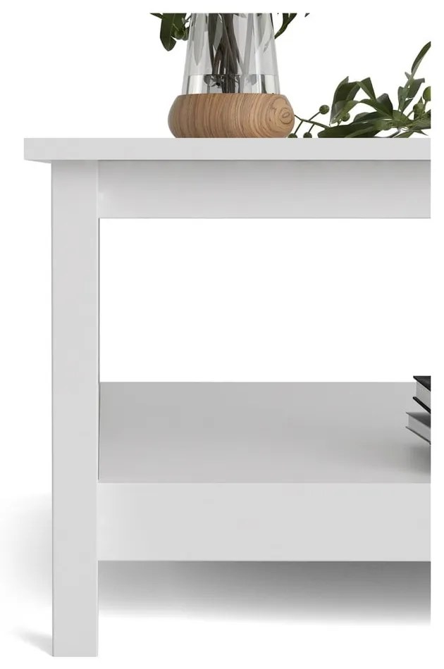 Бяла масичка за кафе 81x81 cm Madrid - Tvilum