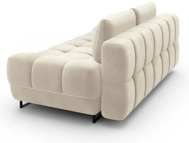 Бежов триместен разтегателен диван с кадифена тапицерия Cirrus - Windsor & Co Sofas
