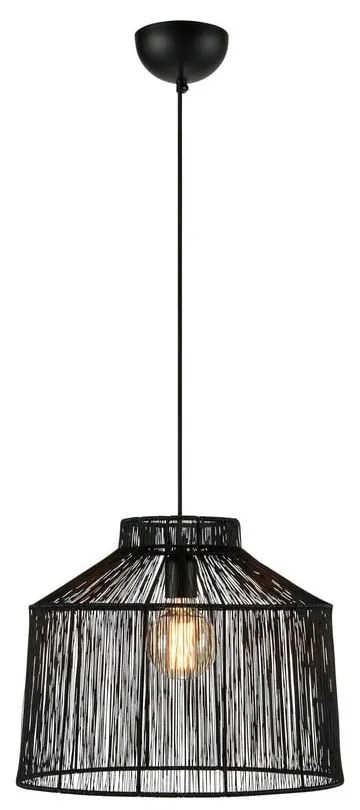 Черна висяща лампа с метален абажур ø 42 cm Capanna - Markslöjd