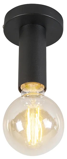 Модерна таванна лампа черна - Facil