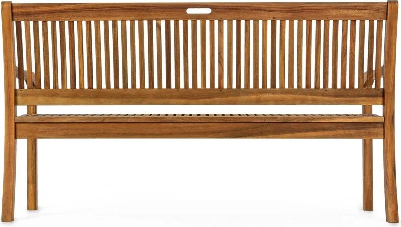 Градинска пейка от масивно дърво в естествен цвят Noemi – Bizzotto