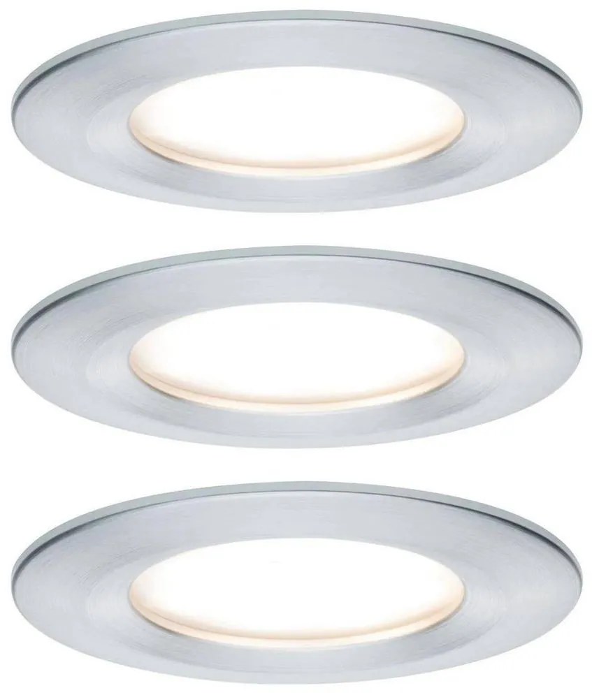 Paulmann 93462 - К-кт 3бр.LED/6W IP44 лунички за баня NOVA 230V