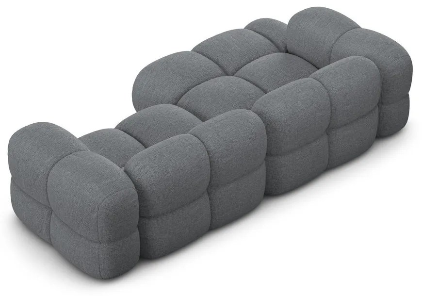 Сив ъглов диван (ляв ъгъл) Loretto – Cosmopolitan Design