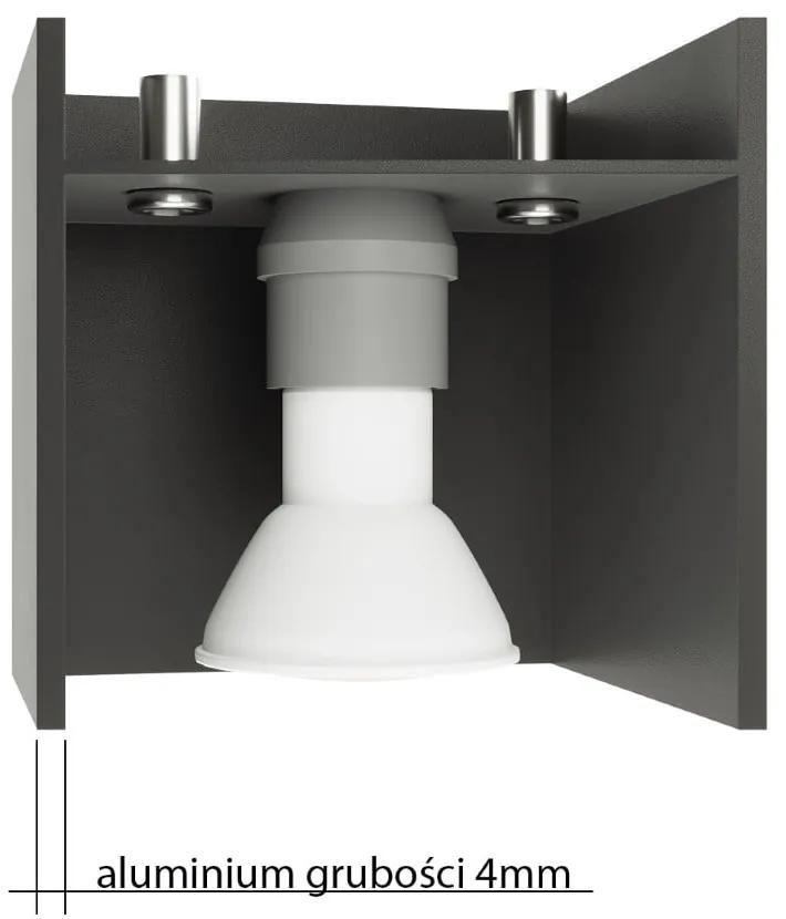 Сива стенна лампа Lorum Maxi – Nice Lamps