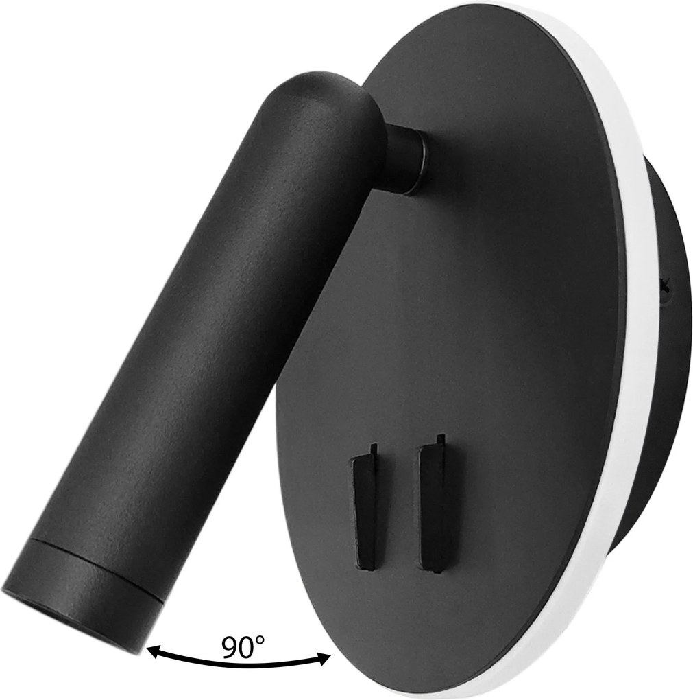 Аплик APP1614-1W black
