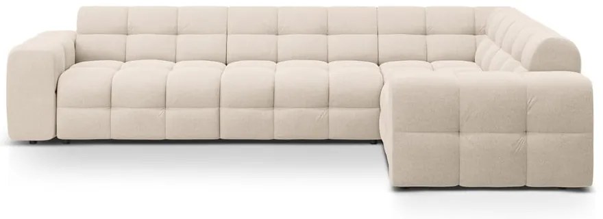 Бежов ъглов диван (десен ъгъл/L форма) Kendal – Micadoni