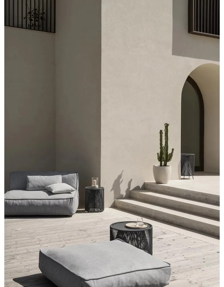 Светлосива градинска табуретка Grow – Blomus