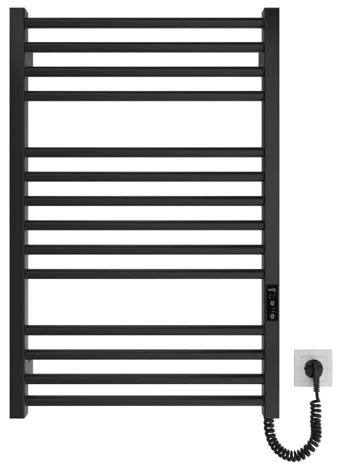 Отопляема лира за баня HF DERBY 170W/230V 77x53 см черен